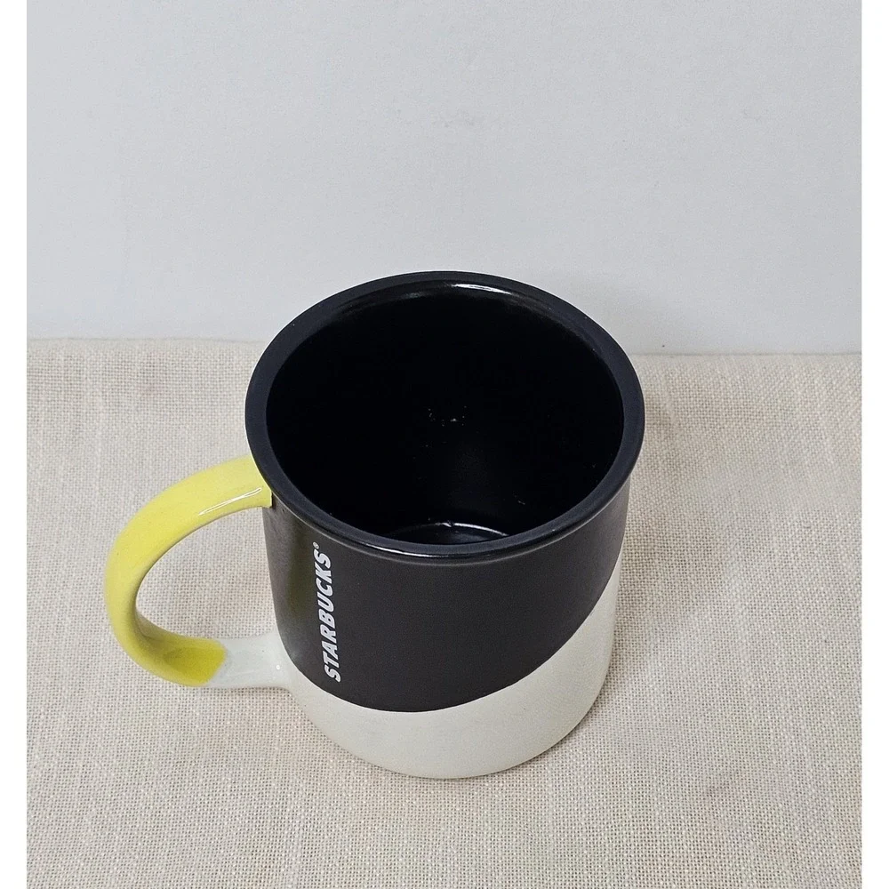 Starbucks 2017 Black And Yellow Coffee Mug